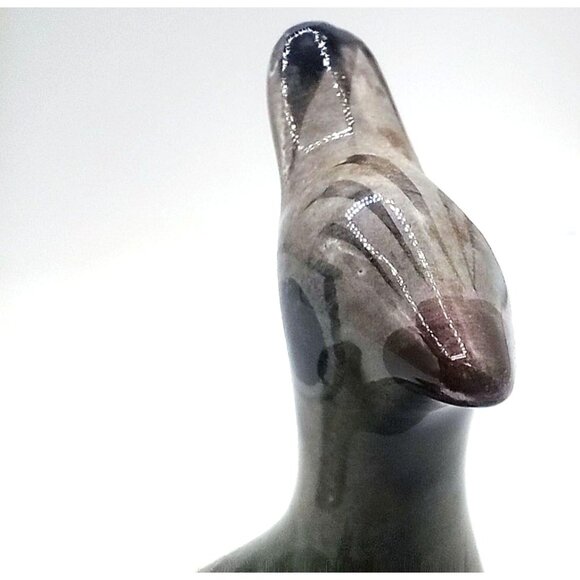 Tonala Bird Hand Painted Mexican Pottery Vintage Folk Art 4.25 Inch Clay 1960s - Picture 3 of 16